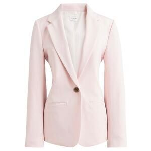 J.Crew Factory Blush Sunwashed Pink Blazer Womens Size 10 Preppy